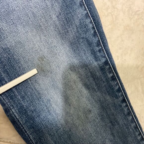 Crew Cuts Kids Distressed Ticking Lined Jeans/Denim, Size: 10 Blue - Picture 13 of 13